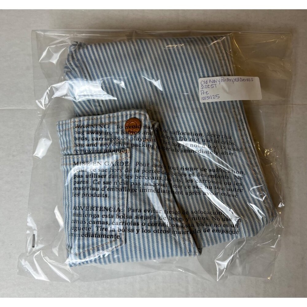 Old Navy Pinstripe Overalls - Picture 9 of 9
